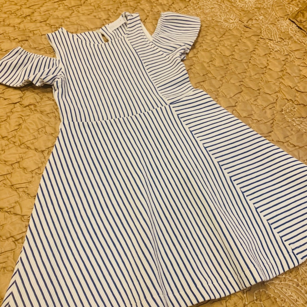 Girls Zara striped dress